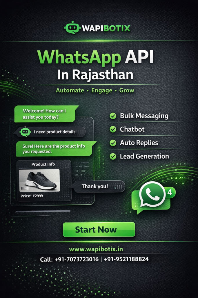 whatsapp api in rajasthan